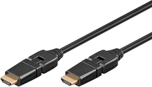 Goobay Fleksibelt HDMI Höghastighetskabel med Ethernet - 3 meter