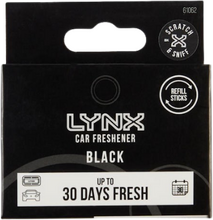 Lynx Black Refill Luftfräschare till Bil - 2 PCS