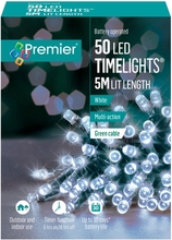 Premier 50 LED Batteridriven Vit Sträng av ljus - 5 meter