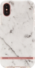 Richmond & Finch White Marble Mobil Cover - iPhone XR