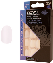 Royal Artificiell Naglar Short Round - 24 PCS