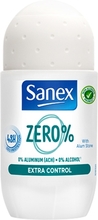 Sanex Zero% Extra Control Deodorant Roll-On - 50ML