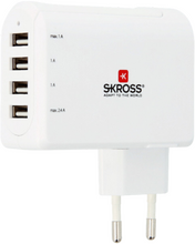Skross 4-Port USB Laddare