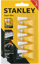 Stanley Super Glue Superlim 5 pak