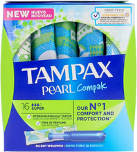 Tampax Pearl Compak Plus Tamponger - 16 PCS