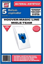 Tecnhogar Hoover/Magic Line/Miele Dammsugarpåsar - 5 st