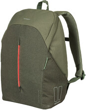 Basil B-Safe BackPack Sideveske Grønn, 18L, LED lys, Ryggsekk