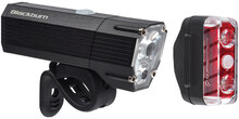 Blackburn Dayblazer 1500+65 Ljusset Svart, 1500+65 lumen, USB Oppladbar