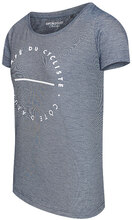 Café Du Cycliste Classic Dam T-shirt Blå, Str. XL
