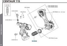 Campagnolo Bakgir Fjær 10/11s, 2000+