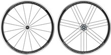 Campagnolo Scirocco C17 Hjulset Svart, Clincher, Shim 10/11-Delt, 1654 g