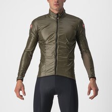 Castelli Aria Shell Sykkeljakke Moss Brown, Str. M