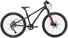 Frog Bikes MTB 62 - 24" Barnesykkel Sort/Rød, 8-10 år, 9 gir, 11 kg
