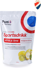 Fuel Of Norway Sitron & Lime Sportsdrikk 500 gram