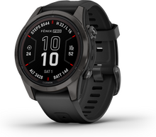 Garmin Fenix 7S Pro Sapphire Solar 42 mm, Carbon Gray, Smartklokke