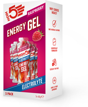 High5 Electrolyte Energigel 5 PACK Bringebær, 60g, 5 stk