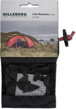 Hilleberg Linsträckare Svart, 2mm, 10stk.