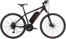 Kross Evado Hybrid 1.0 Elsykkel Alu, Bafang 250W, Shimano 3x9s, 21.3kg