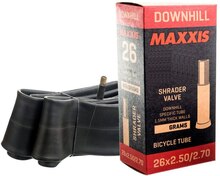 Maxxis Downhill Bil 26" Slange 26"x2.5/2.7, Bil ventil, 450 gram
