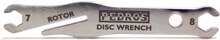 Pedros Disc Wrench Riktverktyg Riktar bromsskivor, 7 och 8 mm hex