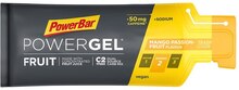 PowerBar PowerGel Fruit Energigel Mango-Passionsfrukt, m/koffein, 41 gram