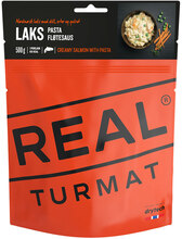 Real Turmat Laks med pasta 500g Middag Laks med pasta og fløtesaus