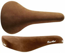 Selle Italia Turbo 1980 Sykkelsete Brun, FeC Alloy Rails, 146x275 mm, 280g