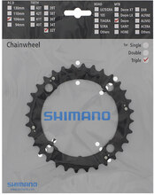 Shimano Deore 480 32T Drev 3x9 delt, Aluminium, 104, 32T