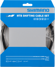 Shimano MTB Rustfritt stål Växelvajerset Svart, MTB, Bakväxel