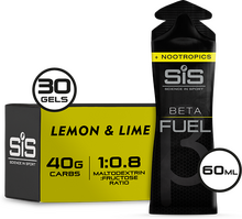 SiS Beta Fuel + Nootropics Energigel Ask Lemon & Lime, 30 x 60 ml