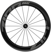 Zipp 404 Firecrest Framhjul Sort/Grå, Clincher, 100x9mm QR