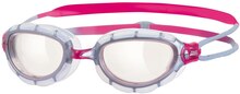 Zoggs Predator Dame Svømmebrille Transparent/Rosa, Klar linse