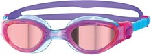 Zoggs Phantom Elite Mirror Jr Brille Lilla/Blå, Speil rosa linser