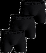 Björn Borg Cotton Stretch Boxer 3-pack Svart, XXL