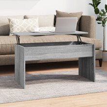 Soffbord grå sonoma-ek 102x50,5x52,5 cm konstruerat trä