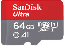 MicroSDXC Foto Ultra 64GB 140MB/s UHS-I Adap