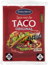 Taco Spice Mix Mild 3x28g