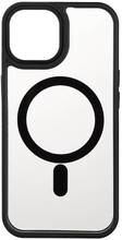 Back Bumper Clear Case MagSerie iPhone 15 Clear Case Black Bumper