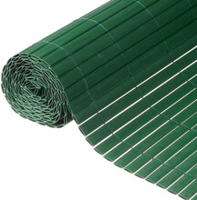 Nature Dubbelsidigt insynsskydd PVC 1,5x3m grön