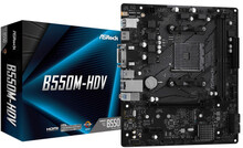 Asrock B550M-HDV AMD B550 Uttag AM4 micro ATX