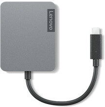 Lenovo 4X91A30366 dockningsstationer för bärbara datorer USB 2.0 Type-C Grå