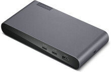 Lenovo 40B30090EU dockningsstationer för bärbara datorer 2 x USB 3.2 Gen 2 (3.1 Gen 2) Type-C Grå