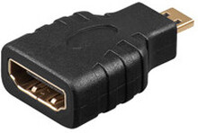 Goobay HDMI F-M Adapter HDMI 19p F HDMI 19p M Svart