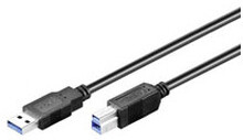 Goobay 0.5m USB 3.0 A/B USB-kablar 0,5 m USB 3.2 Gen 1 (3.1 Gen 1) USB A USB B Svart