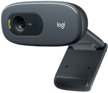Logitech C270 HD webbkameror 3 MP 1280 x 720 pixlar USB 2.0 Svart