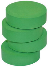Färgpuckar 55-57 mm, grön 6/fp
