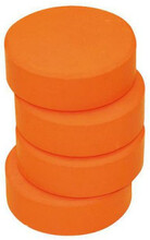 Färgpuckar 55-57 mm, orange 6/fp