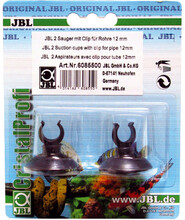 JBL Sugkopp med clips 12mm 2-pack