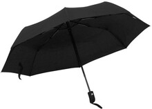 Paraply automatisk hopfällbart svart 95 cm
