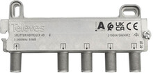 Splitter F-connector 4-way 5-2400 MHz